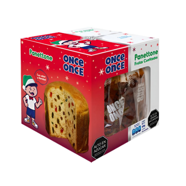 Once Once Panettone Frutas Confitadas 500Gr.