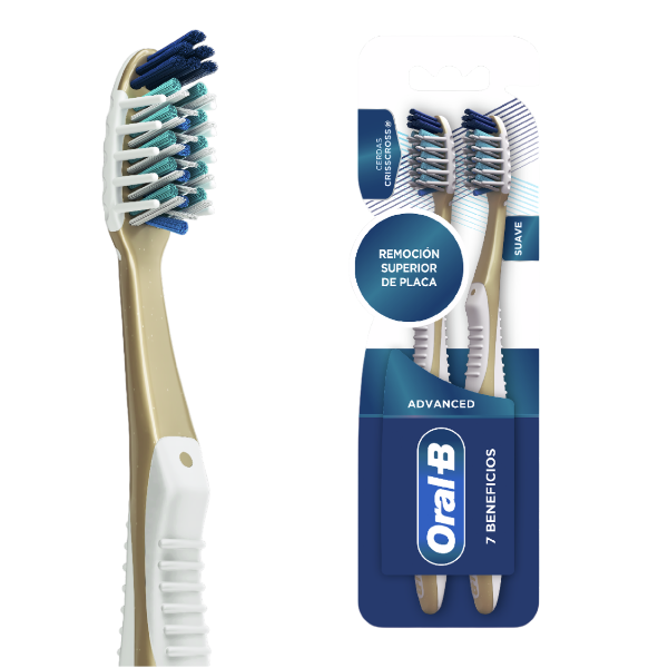 Oral-B Cepillo Dental 7 Beneficios X 2 Unidades