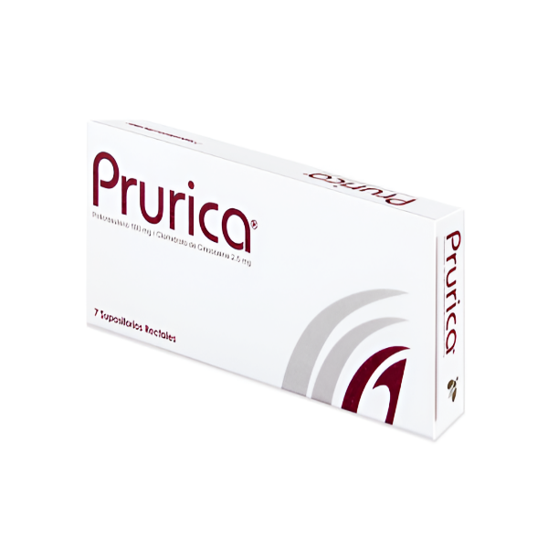 Prurica Policresuleno + Cincocaina 100Mg/2,5Mg X 7 Supositorios Rectal Aro