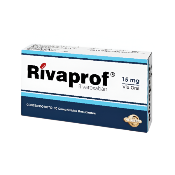 Rivaprof Rivaroxaban 15Mg X 30 Comprimidos Valmorca