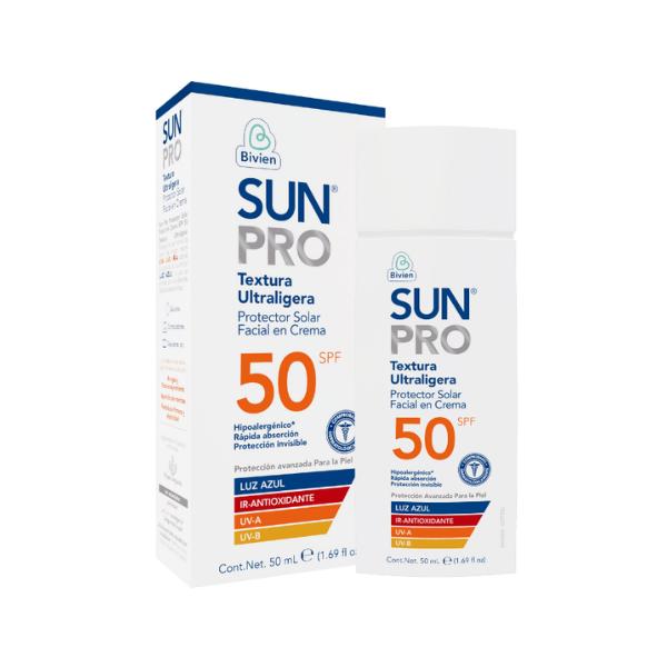 Sun Pro Protector Solar Facial En Crema 50Spf 50Gr