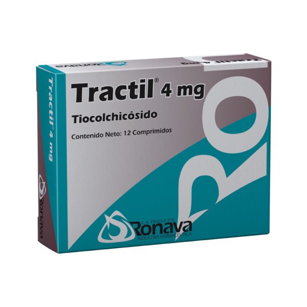Tractil Tiocolchicósido 4Mg X 12 Comprimidos Ronava