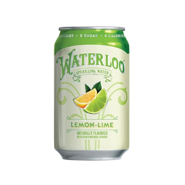 Waterloo Sparkling Water Lemon-Lime 355Ml