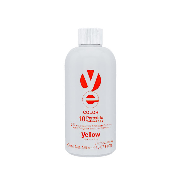 Yellow Agua Oxigenada Estabilizada 10 Volumen 150Ml
