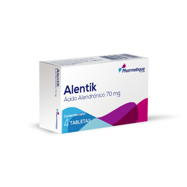 Alentik Acido Alendronico 70Mg X 4 Tabletas La Sante