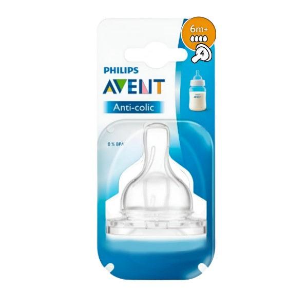 Avent Tetina Classic Flujo Rapido 6M+ X Unidades