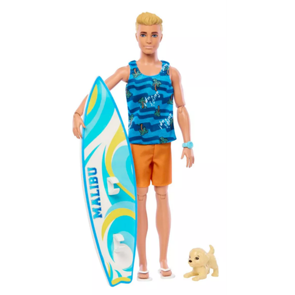 Barbie/Ken Tabla De Surf X Muñeco+11Piezas Mattel - Imagen 2