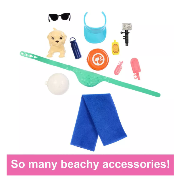 Barbie/Ken Tabla De Surf X Muñeco+11Piezas Mattel - Imagen 3