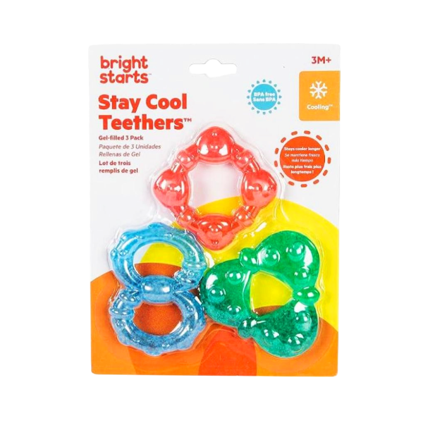 Bright Starts Mordedor Rascaencias 3M+ 3 Unidades