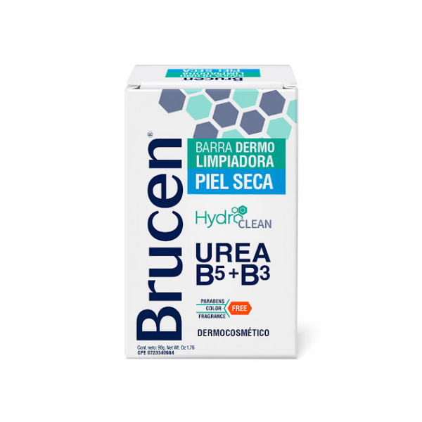 Brucen Barra Dermolimpiadora Piel Seca X 90Gr