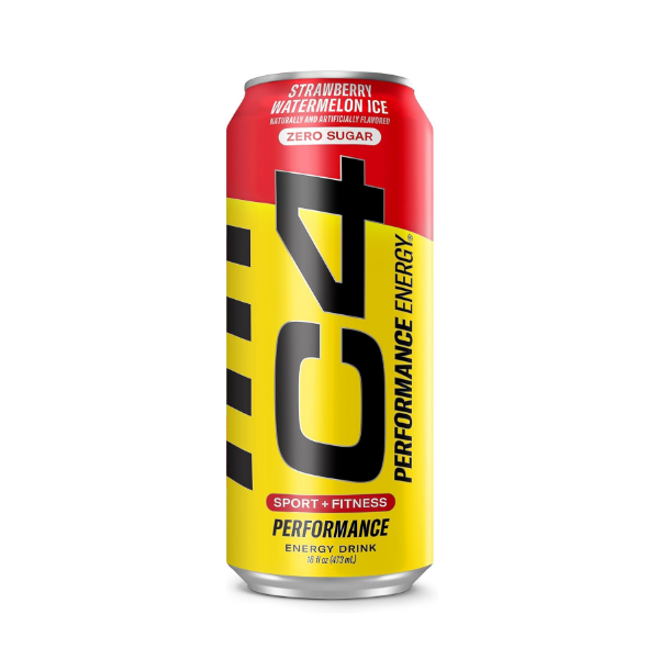 C4 Performance Energy Drink Strawberry Sin Azúcar  473Ml