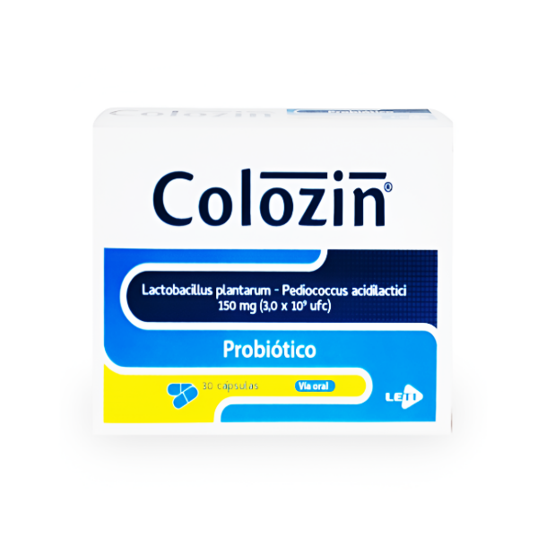 Colozin Lactobacillus Plantarum+Pediococcus Acidilactiic 150Mg X 30 Capsulas. Leti
