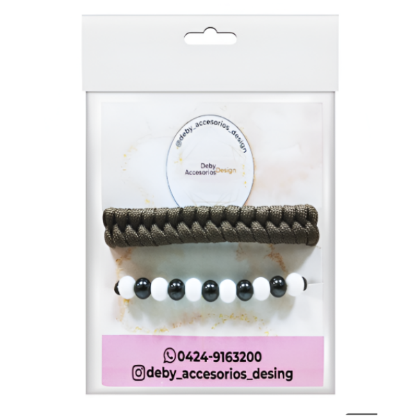 Deby Accesorios Pulsera Piedras Unisex