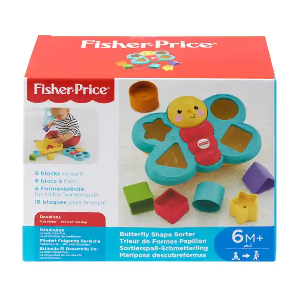 Fisher Price Mariposa De Bloques Divertidos Mattel
