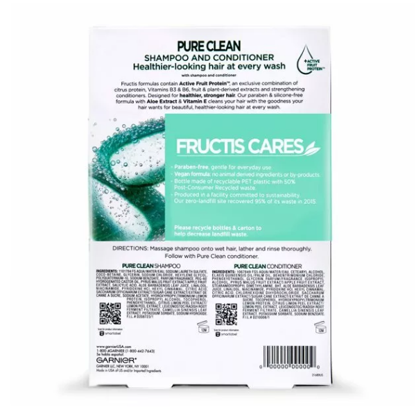 Garnier Fructis Pure Clean Set X 2 Unidades - Imagen 2