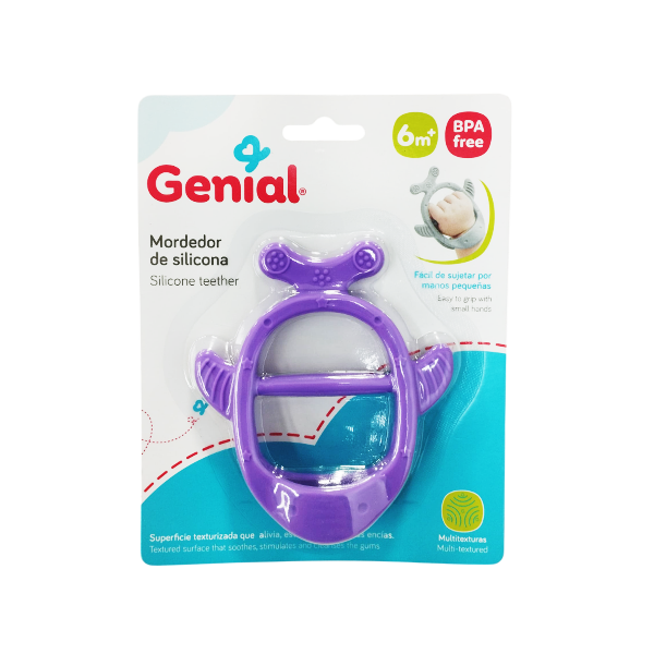 Genial Mordedor De Silicona 6M+ Gn-St298B