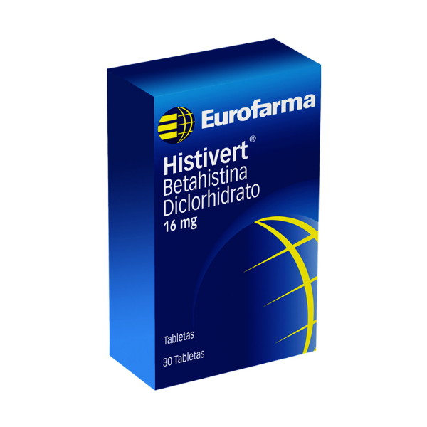 Histivert Betahistina 16Mg X 30 Tabletas Eurofarma
