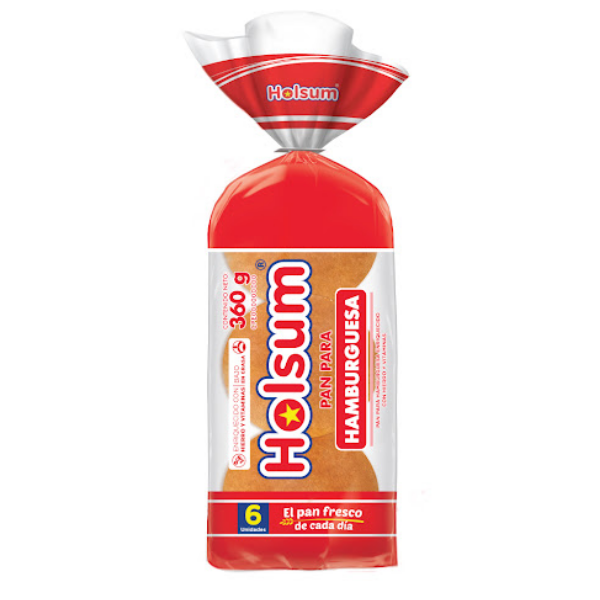 Holsum Pan Para Hamburguesa 360Gr
