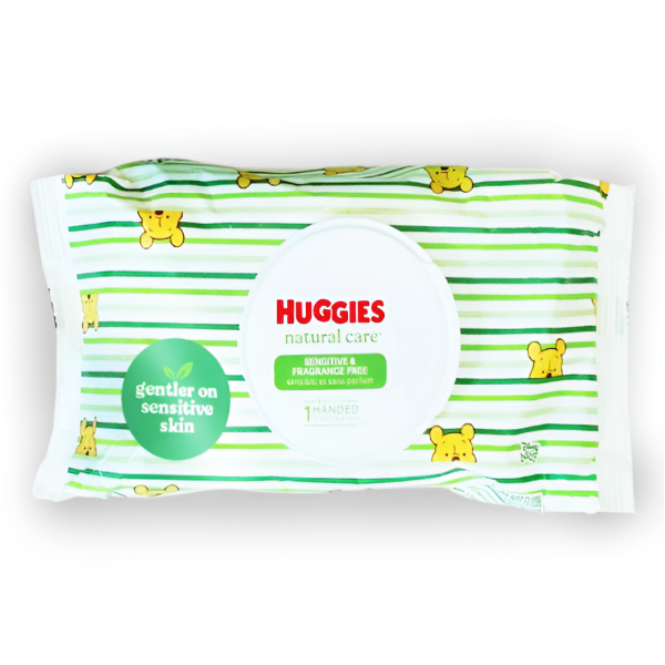 Huggies Toallas Humedas Sensitive Fragrance Free 64 Unidades