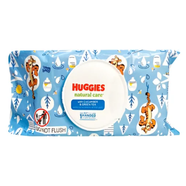 Huggies Toallas Humedas Cucumber Green Tea 64 Unidades