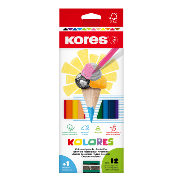 Kores Colores X 12 Unidades 93312