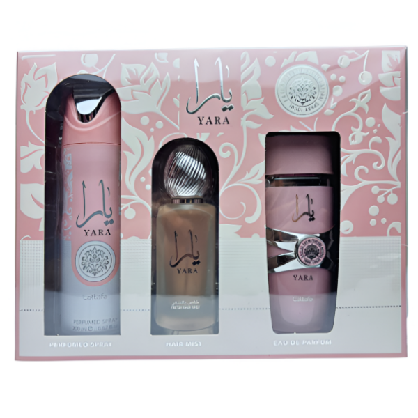 Lattafa Yara Rosado Set 3 Piezas - Imagen 3