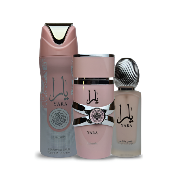 Lattafa Yara Rosado Set 3 Piezas - Imagen 2