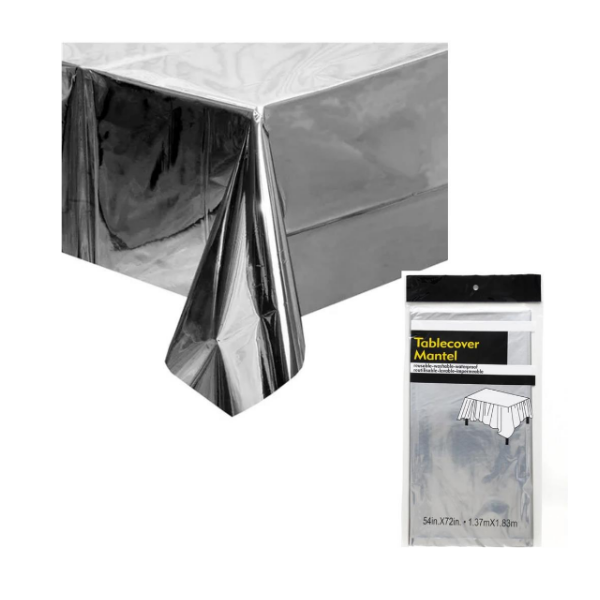 Mantel Plasticos Metalizaos 1.37M X 1.83M