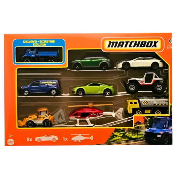 Mattel Matchbox Autos De Metal X Piezas