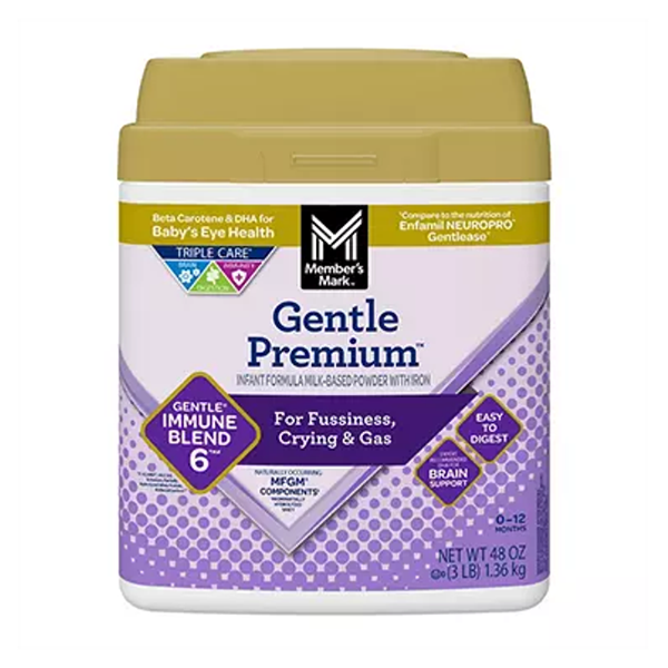 Members Mark Gentle Premium Formula 0-12M 1.36Kg