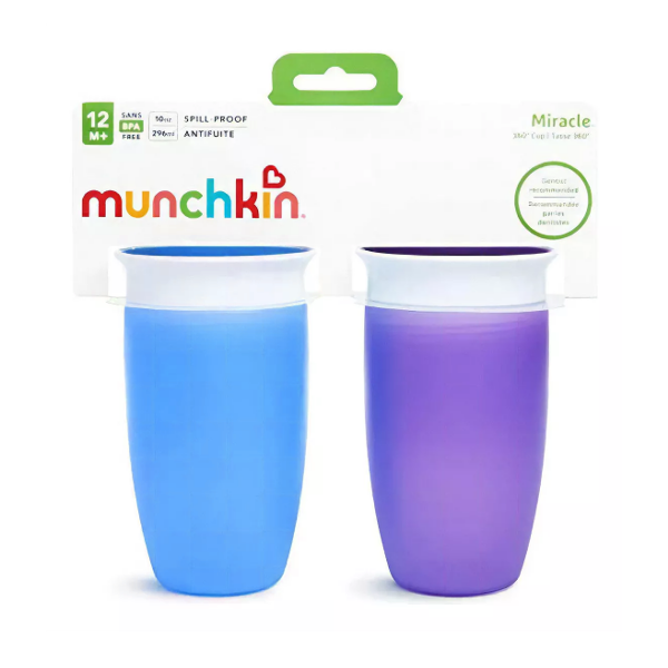 Munchkin Vaso 360 Anti Fuga 12M+ 2 Unidades