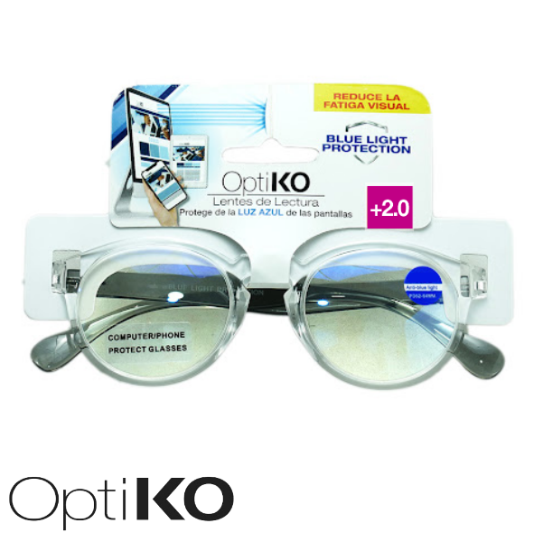 Optiko +2.0 Lentes De Lectura Luz Azul. Drp141091