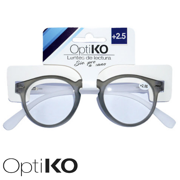 Optiko +2.5 Lentes De Lectura Grey. Drp12701B