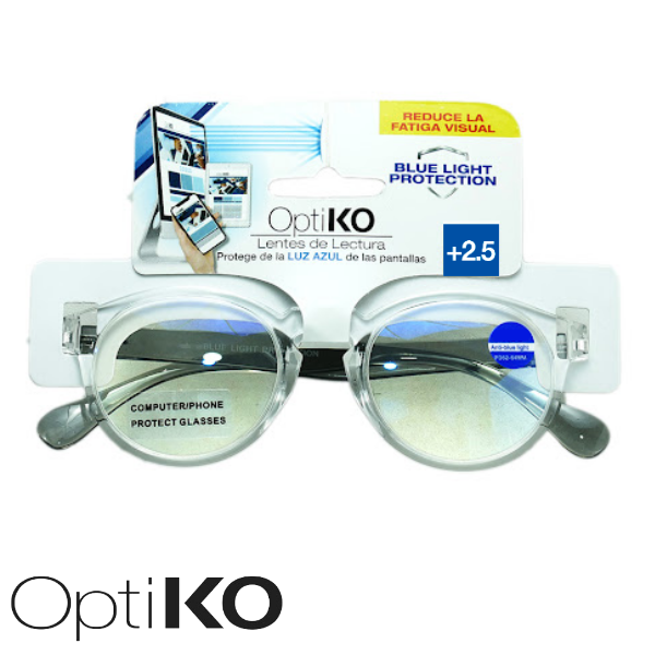 Optiko +2.5 Lentes De Lectura Luz Azul. Drp141091