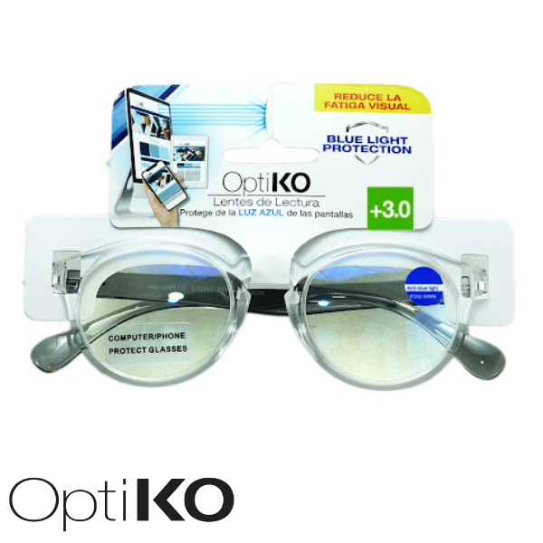 Optiko +3.0 Lentes De Lectura Luz Azul. Drp141091