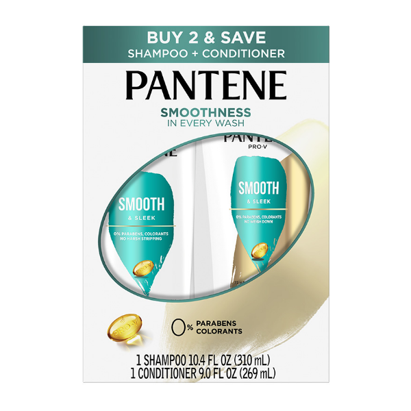 Pantene Smooth And Sleek Set X 2 Unidades
