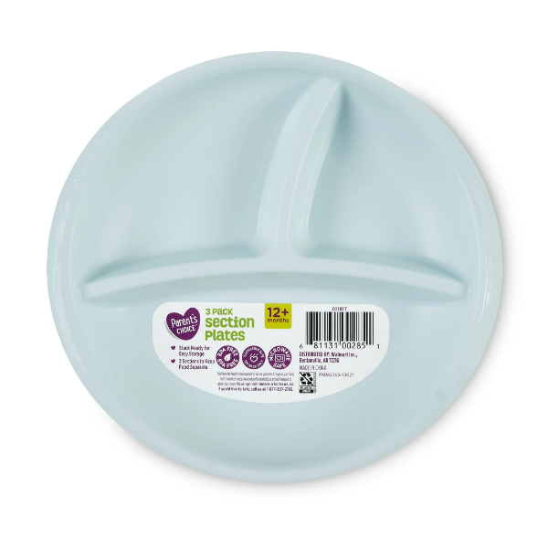 Parents Choice Set De Platos 12+M X 3 Unidades
