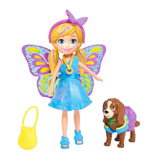 Polly Pocket Con Perro Fantasia Mattel - Imagen 2