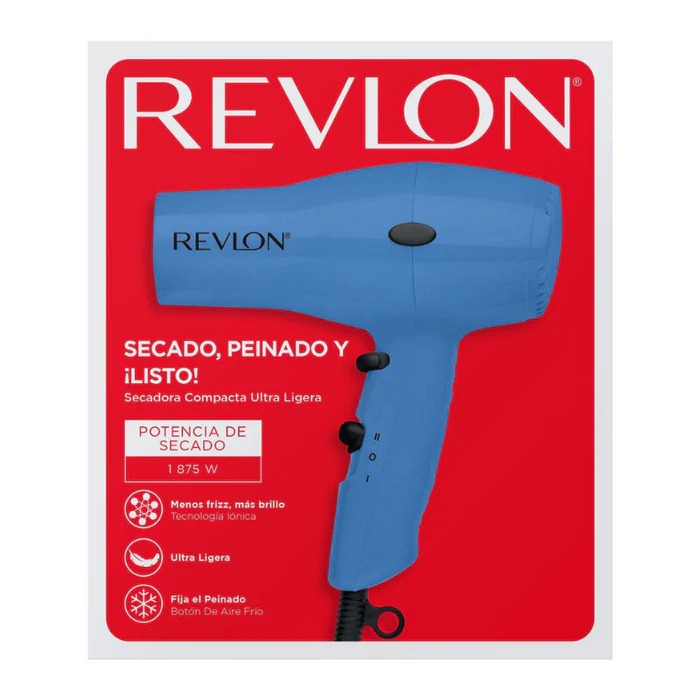 Revlon Secador Viajero 1875 Azul