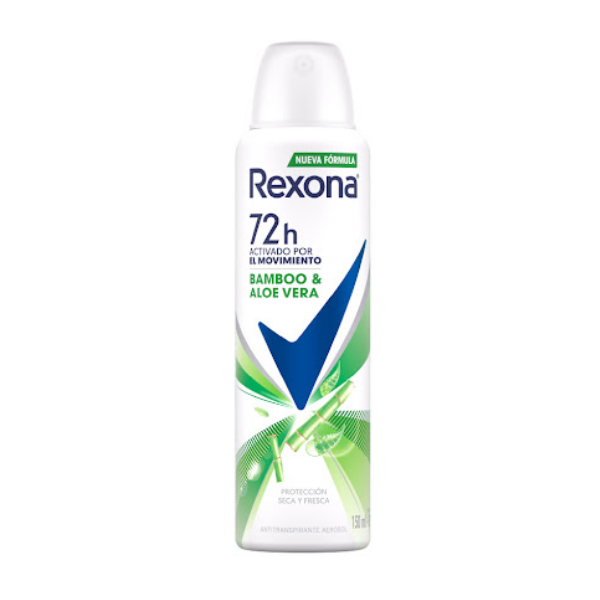 Rexona Desodorante Aerosol Bamboo & Aloe Vera 150Ml.