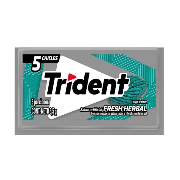 Trident Fresh Herbal Sin Azùcar 8.5Gr.