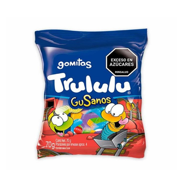 Trululu Gomitas Gusanos 80Gr
