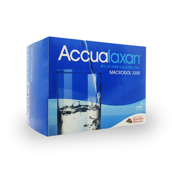 Accualaxan (Milax) Macrogol 3350. 7 Sobres