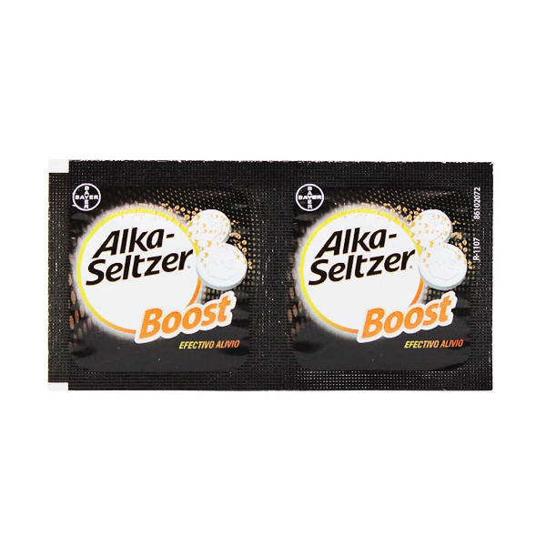 Alka Seltzer Boost X 2 Tabletas Efervescentes Bayer