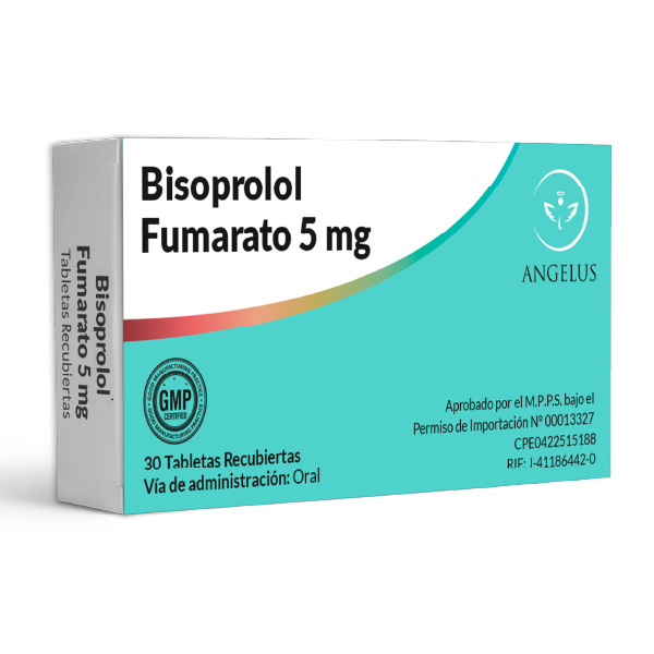 Bisoprolol 5Mg X 30 Tabletas Angelus