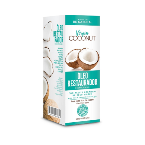 Be Natural Oleo Restaurador Aceite Coco 50Ml