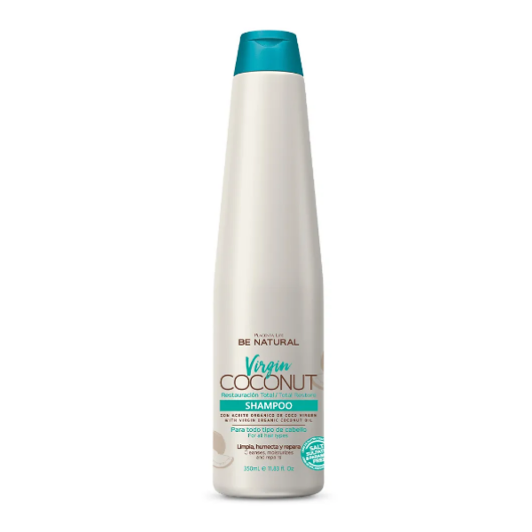 Be Natural Shampoo Aceite De Coco 350Ml