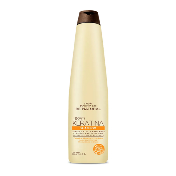 Be Natural Shampoo Lisso Keratina 350Ml