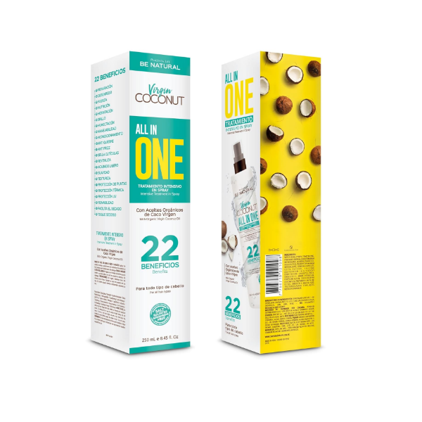 Be Natural Tratamiento Intensivo Aceite Coco 250Ml - Imagen 2