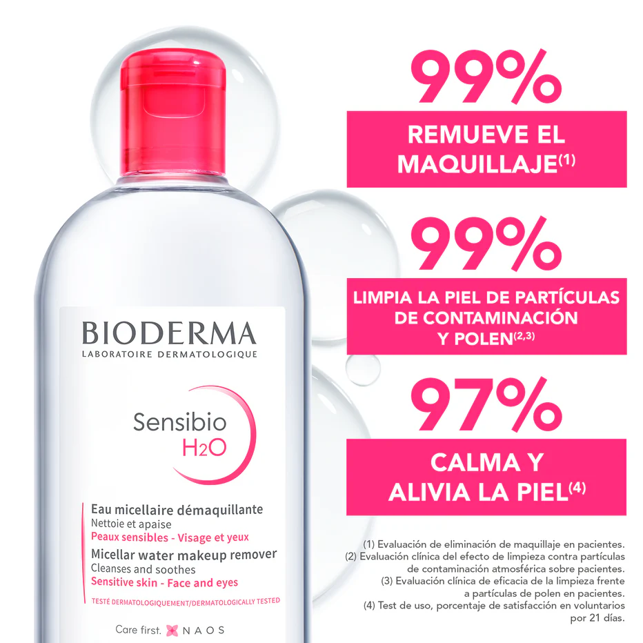 Bioderma Agua Desmaquillante Piel Sensible 500Ml - Imagen 2